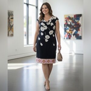 LONDON TIMES FLORAL DRESS size 12